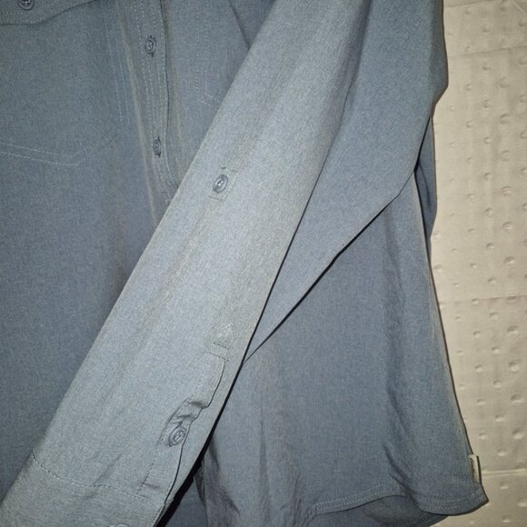 Eddie Bauer Ladies Light Blue Lightweight Shirt Long Sleeve Size XL - Picture 5 of 13